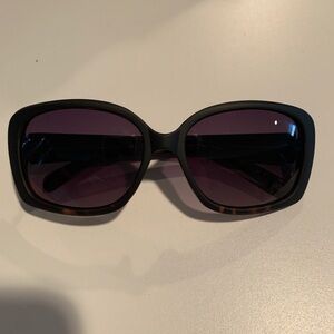 Fossil Black and Brown Sunglasses NWOT